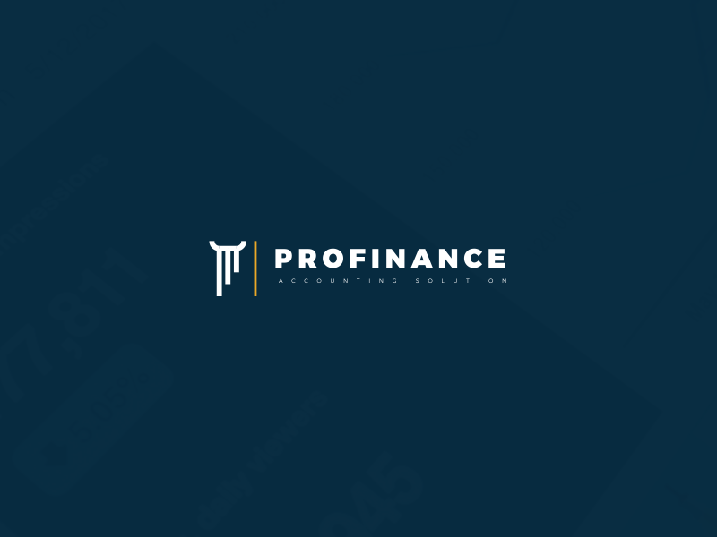 Pofinance Logo 2d after effects after effects animation after effects template animated animation branding design illustration logo logo animation minimalistic motion motion animation motion graphics paper animation