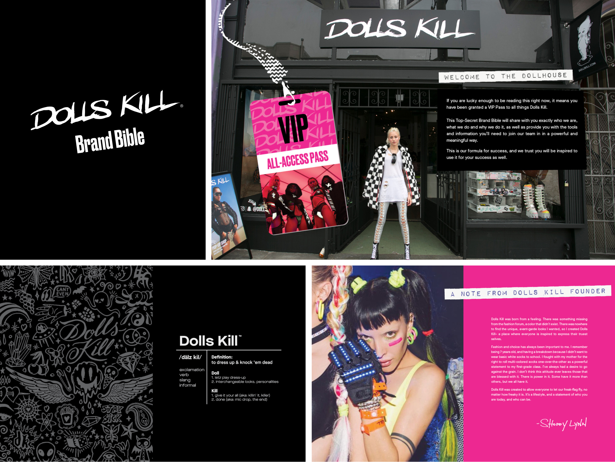 Dolls Kill Brand Guidelines by Jen Satzger on Dribbble