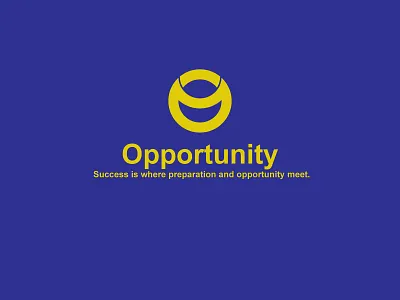 Opportunity branding design flat illustration logo logodesign logodesigner logodesigns minimal minimalist