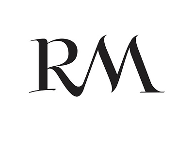 RM Logo graphic art graphic design graphic studio logo logo art logo artis logo design logo design branding minimalist rm logo typographic design typographic logo