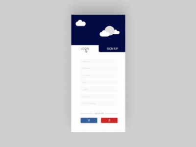 Login Screen Animation adobe animation app design flat illustration ios iphone x login minimal mock up signup ui ux vector xd