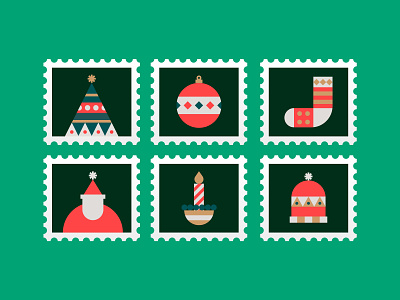Merry Christmas! christmas design flat icon illustration illustrator logo merry minimal santaclaus tree vector xmas