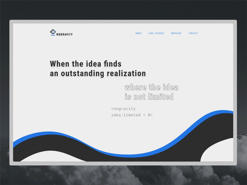 Redesign for development company animation design design interface development figma moodboard photoshop ui web design web site