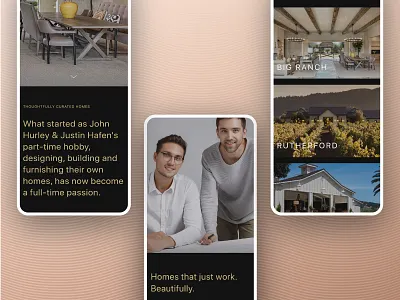 Hurley Hafen UI Design app brand brand identity design ui ux visual language