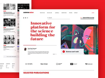 Science Web Platform Design design design studio digital art education graphic design home page illustration interaction design interface science science illustration ui user experience user interface ux web web design web page website