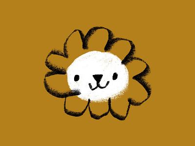 Little Lion animal baby circle cub dot flower lion little lion mane texture