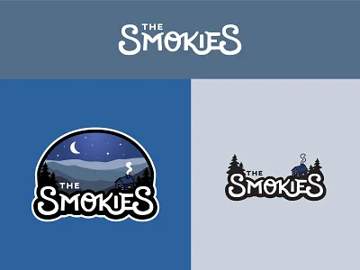 Smokies appalachian cabin moon mountains night pine tree smoke smokies tennessee