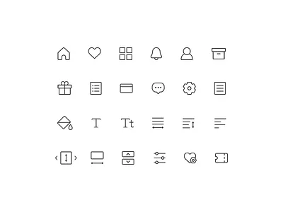 RIDI Story - Icon set design icon iconsets illustration lineicons