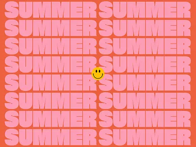 ECS Internship 2019 branding design smiley smiley face summer summer camp
