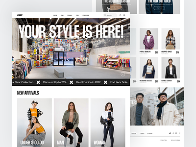 Clothes And Clothing websites - 59+ Best Clothing Web Design Ideas