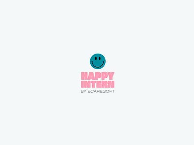 Happy Intern branding icon illustration intern internship logo smiley smiley face vector