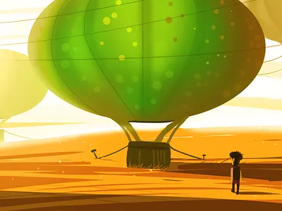 Blimp of Chaos animation art artboard artbook artwork branding brush character art design digital 2d digital art digital illustration digital painting dribble dribbleartist game art game artist illustration landscape vector