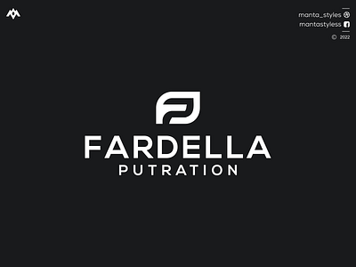 FARDELLA PUTRATION app branding design fp logo icon illustration letter logo minimal pf logo ui vector