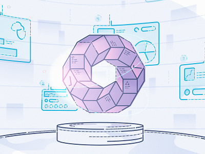 Geometricity business clean fintech geometric graphic icon illustration linear lines minimal