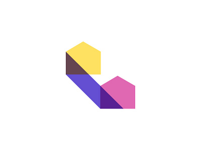 Home connect abstract branding colorful concept connect creative flat home app house icon identity illustration logo mark minimal real estate stay together two vector