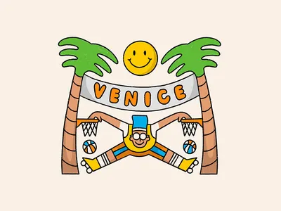 Unused Diddy basketball card california palm trees roller skating venice