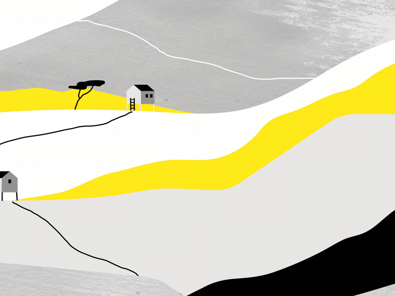 Village africa animation color design electricity illustration motion motion graphics texture village