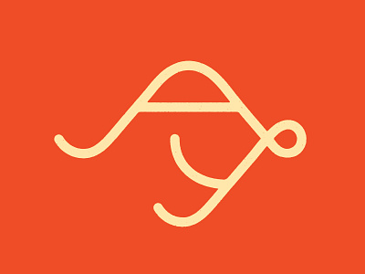 "AY" Logotype a ay branding design logo mark typography y