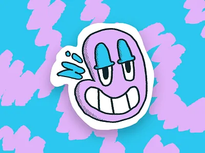 Just a little hi branding design illustration logo sticker