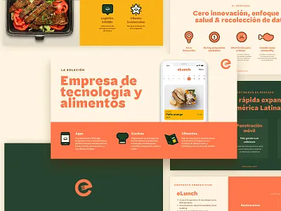 eLunch - Investor Deck investor investor deck keynote keynote presentation keynote template pitch deck powerpoint powerpoint template presentation deck startup pitch tech