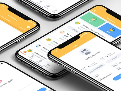 Bankzee app application design illustration interaction design interface ui ui design webdesign