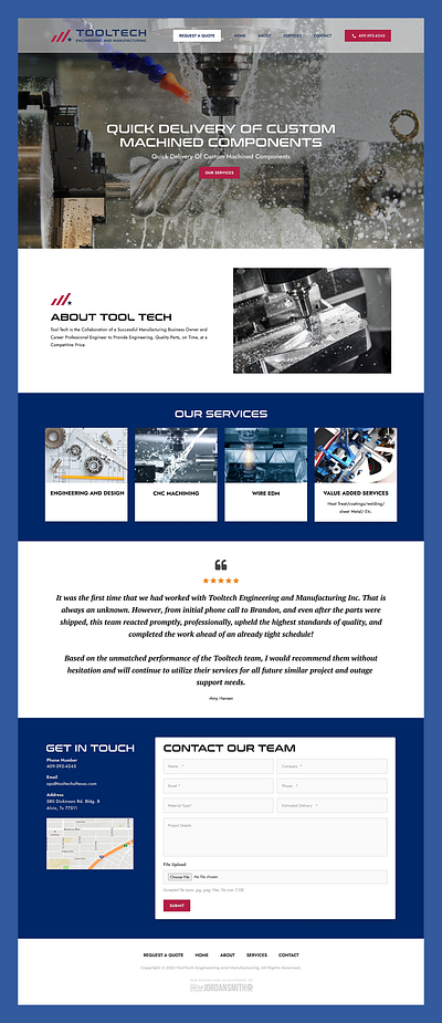 Tooltech // Web Design cnc machine machine machine web design machining machining web design mechanical mechanical web design
