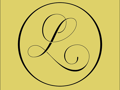 Personal Monogram branding calligraphy handlettering logo monogram