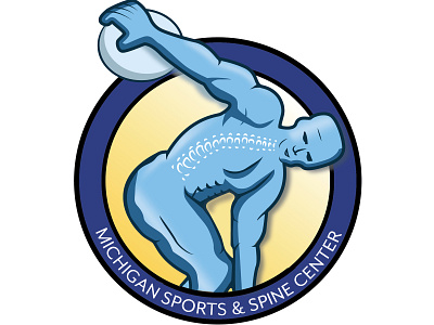 Sports and Spine Logo adobe illustrator brand and identity branding branding agency branding concept design graphic design illustration illustrator logo vector vector art