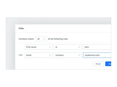 Data Table UX/UI – Filter app crm data table ui user experience user interface ux web app