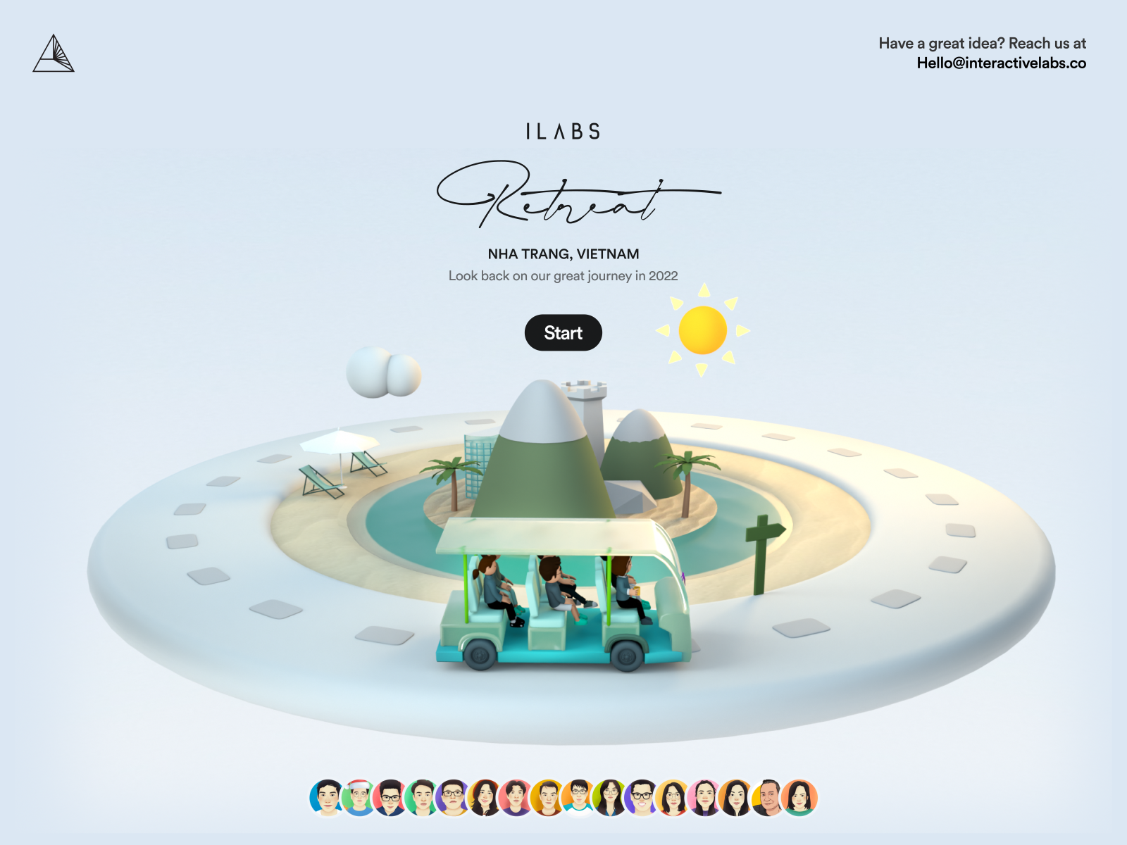 Company Trip 2022 3d adventure beach company company trip concept design fun retreat travel trip ui visual