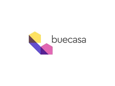 Buecasa abstract brand concept connect construction creative design flat gradient home house icon identity illustration logo logo designer mark minimal real estate top 9