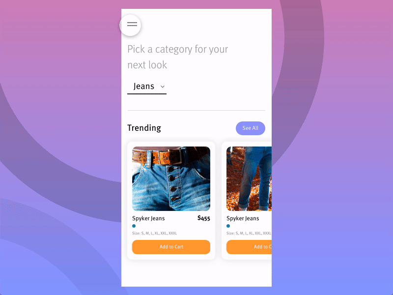 Menu Interaction