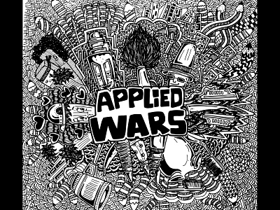 Doodle on Aplied Wars animation art brush and ink character animation characterdesign doodle doodleart pen art sharpie