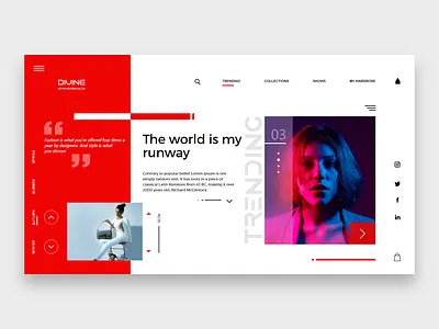 Divine Experience Webpage Concept branding clothing brand design fancy fashion blog fashion brand landing page landing page concept typography ui ux uxui web design webpage website