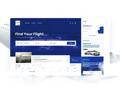 Istanbul Airport UX/UI Design 2019 trend clean design dribbble fresh modern mondrian plane simple trend ui ux