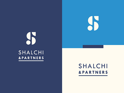 S&P Branding blue branding design grid icon logo typography vector