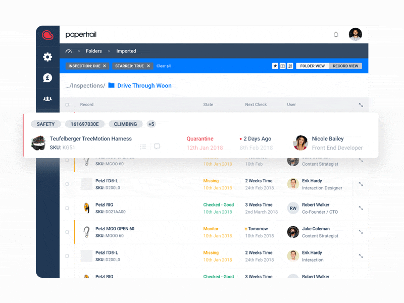 papertrail.io dashboard re-design dashboard dashboard app dashboard flat design dashboard ui redesign