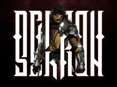 Scorpion / MK11 adobe illustrator adobe photoshop anton fros art calligraffiti calligrafia design illustration lettering mk11 mortal kombat scorpion typography typography art