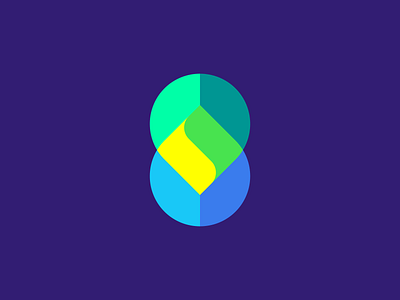 S brand branding identity clever intelligent expressive crypto cryptocurrency blockchain digital modern colorful fintech tech smart graphic design designer icon icons symbol letter geometry geometric lgoo loog lgo logo map pin location s monogram lettermark security insurance finance sign logotype logomark