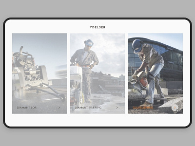 Diamond Cutting Tools Website ui webdesign website white