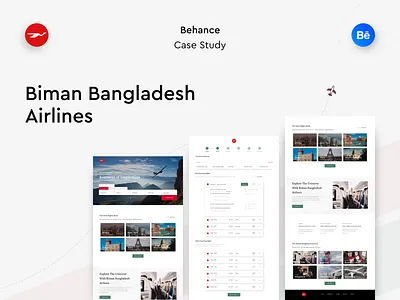 Biman Bangladesh Airlines - UX Case Study airlines airlines web behance behance project case study creative design design design inspiration flight booking flight booking app ui ui design ui ux user experience user interface ux web web design web ui website