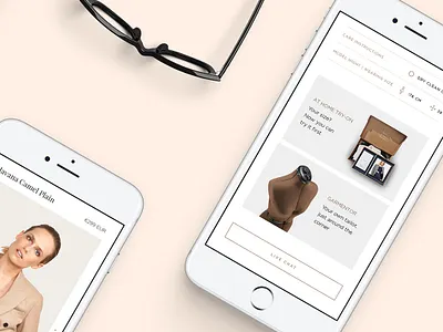 Ecommerce Concept app art direction brand design digital fashion app layout product ui ux visual webdesign