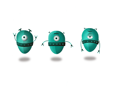 Aliens alien branding character icon icons illustration mascot
