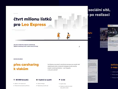 LeoExpress Case study – AdvertiaDigital agency berlin branding case study clean czech design digital illustration leoexpress minimalistic people prague simple sketch train typography ui web website
