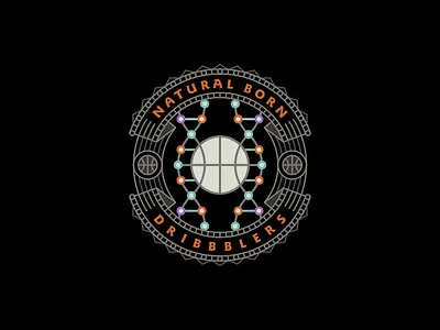 Dribbble ball basketball branding design dna dribbble icon illustration logo logotype nba science tshirt vector