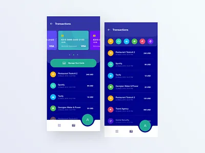 CBT Bank Wallet App - Transactions app bank bank app busines business app design finance finance app ui ui design ux ux design