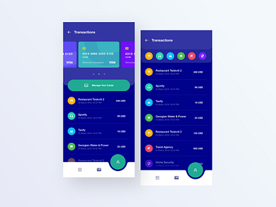 CBT Bank Wallet App - Transactions app bank bank app busines business app design finance finance app ui ui design ux ux design