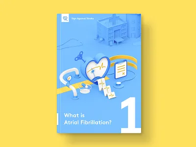 SAS — Brochure 01 3d brochure c4d cinema4d cover cover book health healthcare illustration medical medicine vibrant