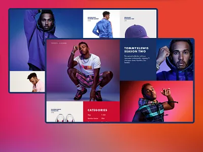 TommyXLewis clean concept design desktop grid interface minimal minimalistic ui web website