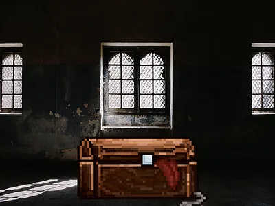 Mimic Chest chest dark souls gaming icon illustration mimic pixel art